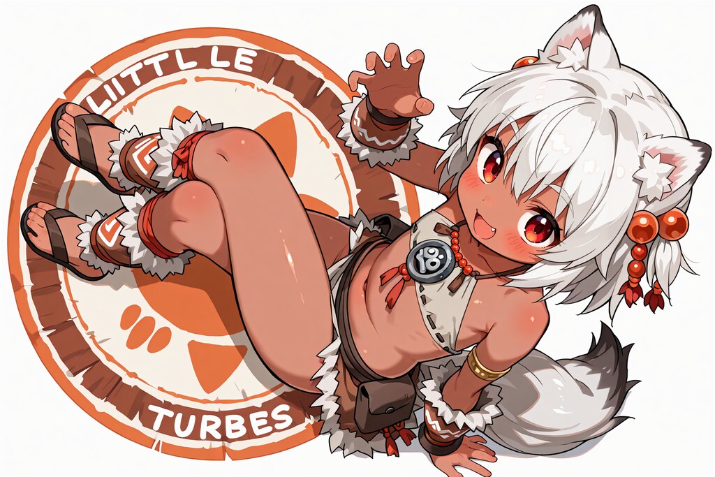 狼耳民族痛車の元絵候補(全年齢)