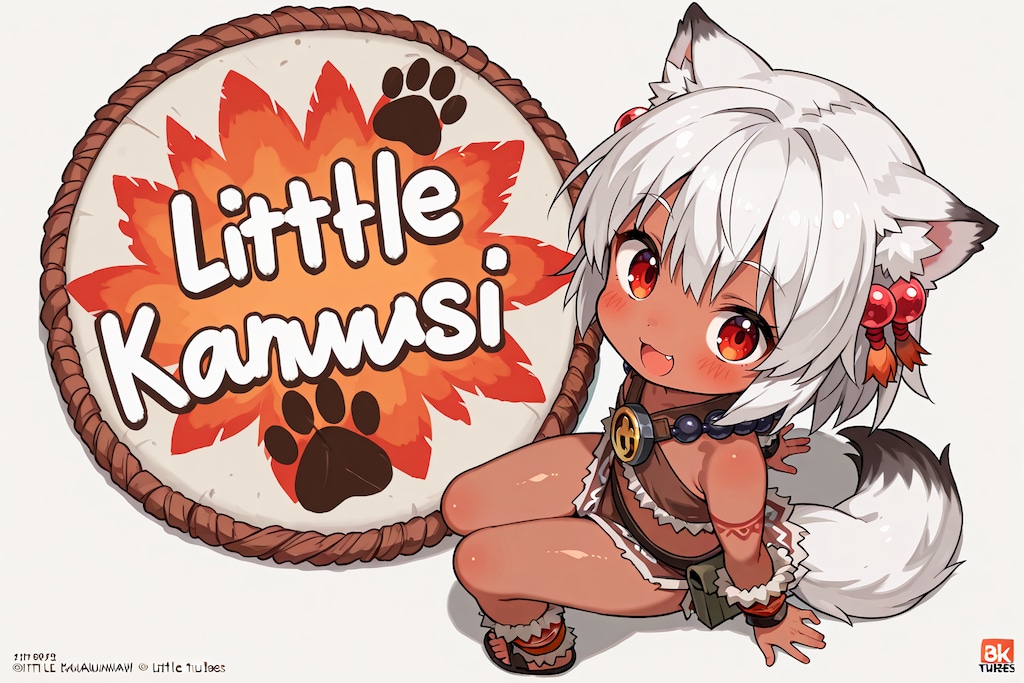 狼耳民族痛車の元絵候補(全年齢)