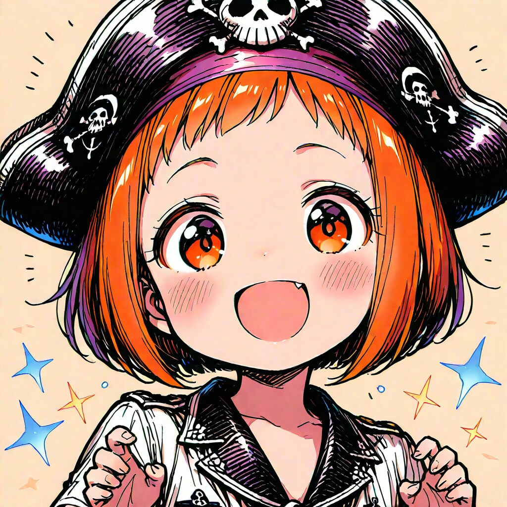 海賊に憧れた女の子