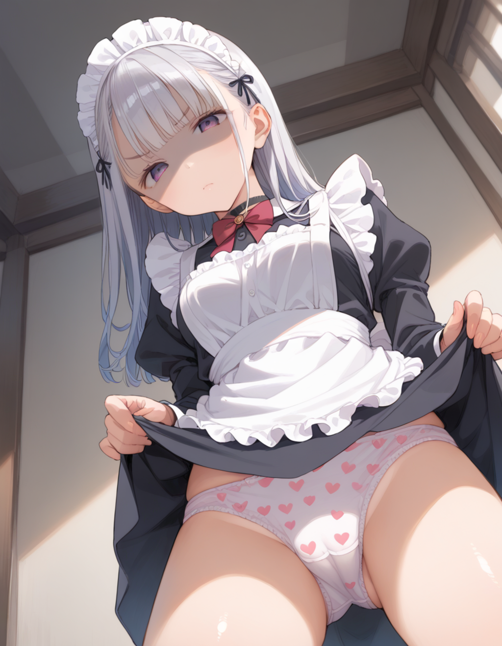 メイドさんとファンシーぱんつ