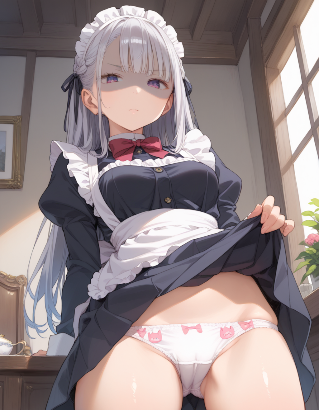 メイドさんとファンシーぱんつ