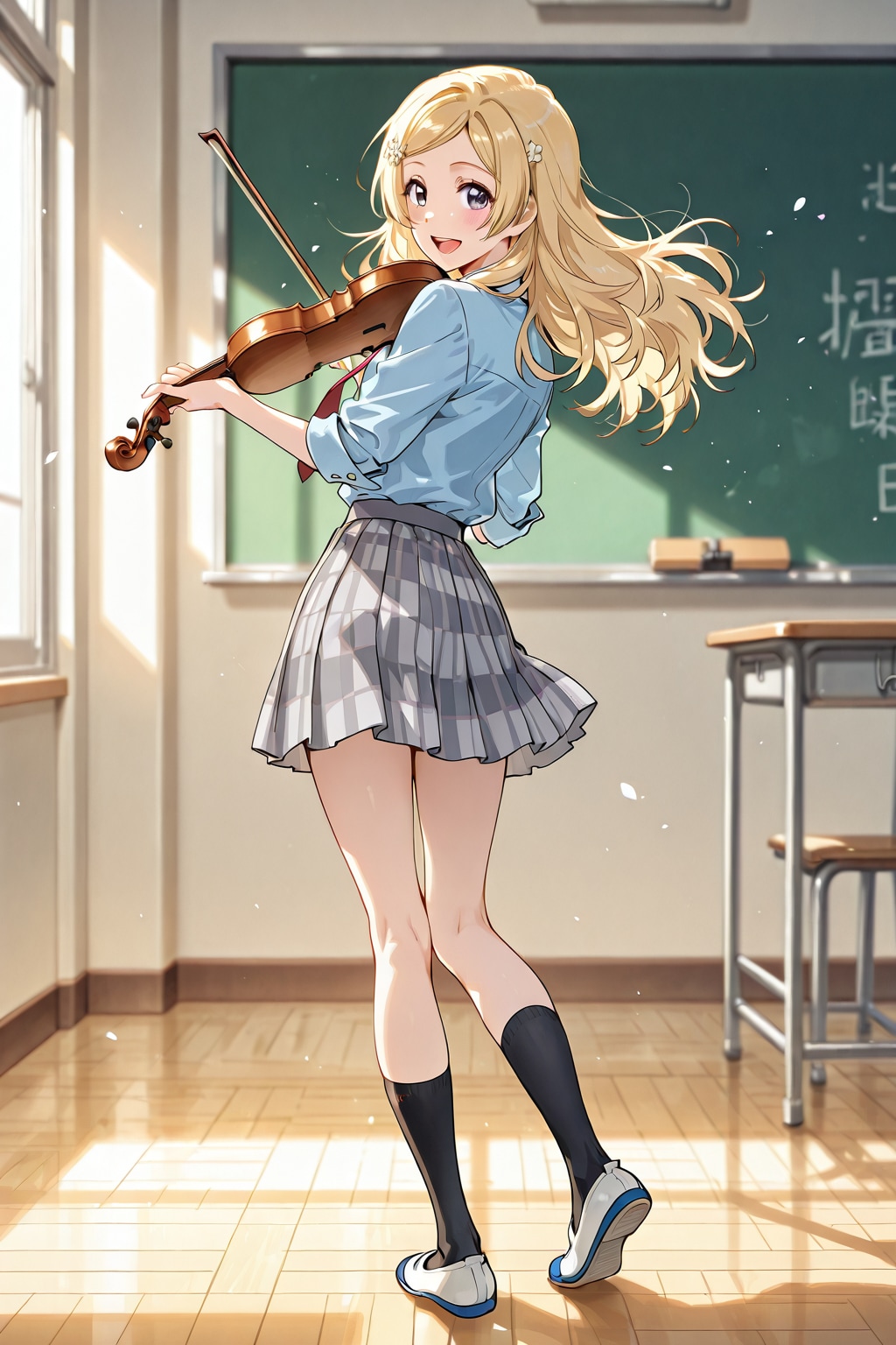 今日はふたりで合わせの練習 | の人気AIイラスト・グラビア