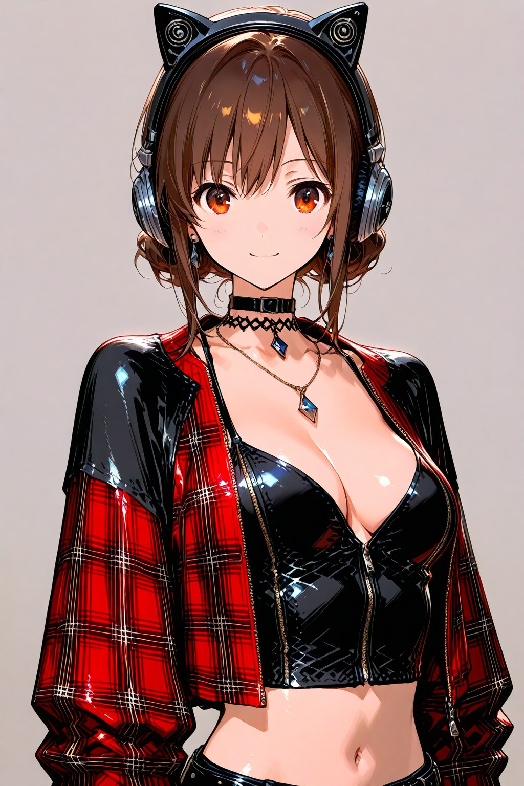 猫耳ヘッドホンのお姉さん