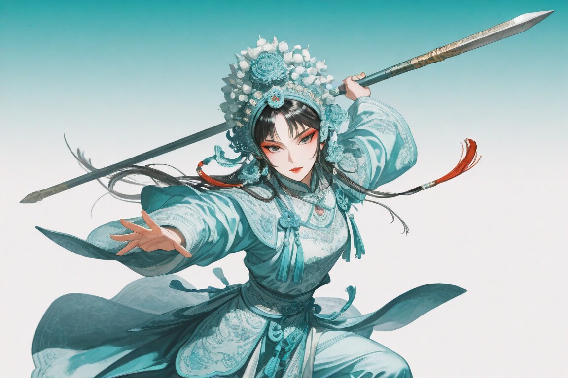 刀馬旦(京劇女武者)