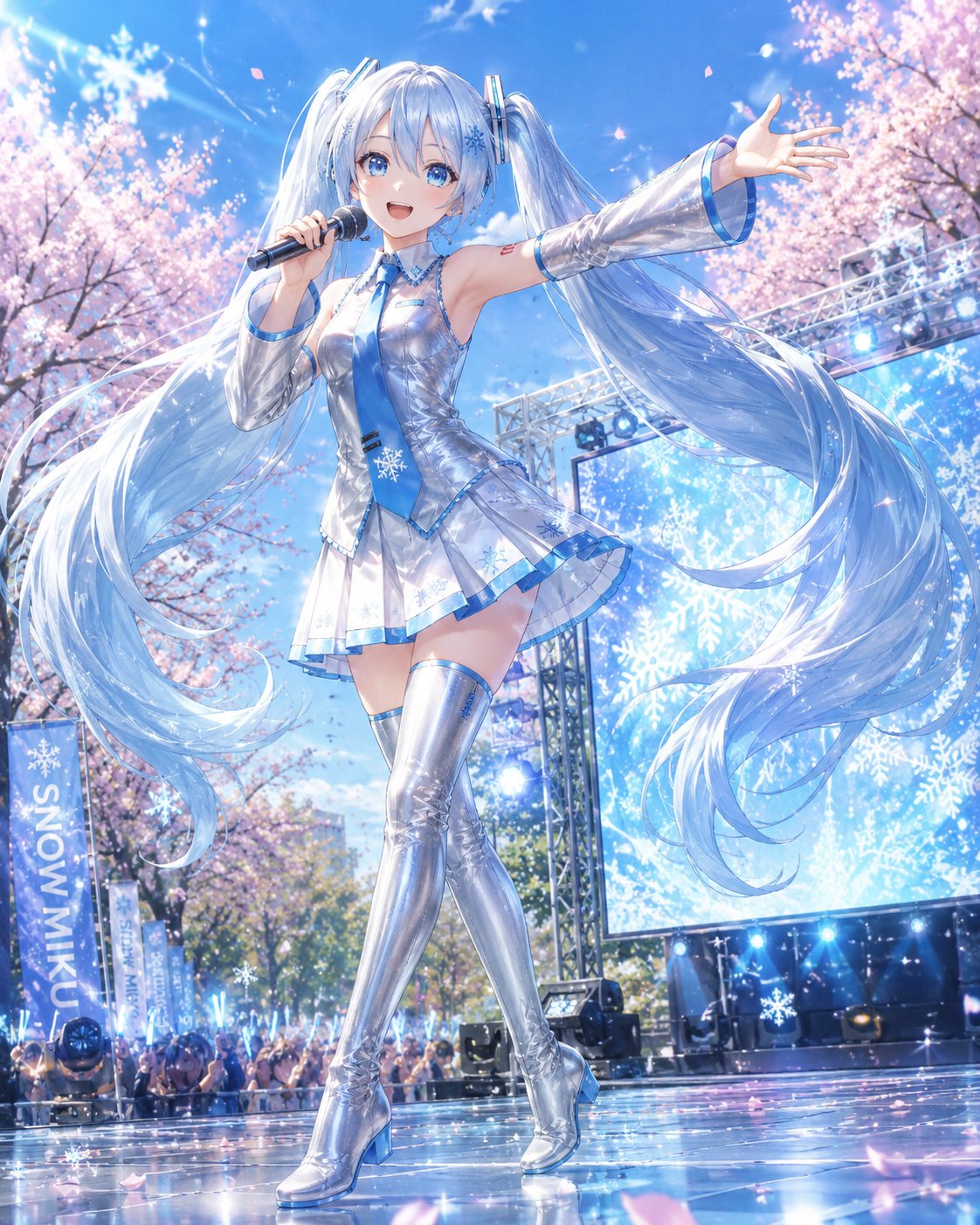 雪ミクを生成してみた