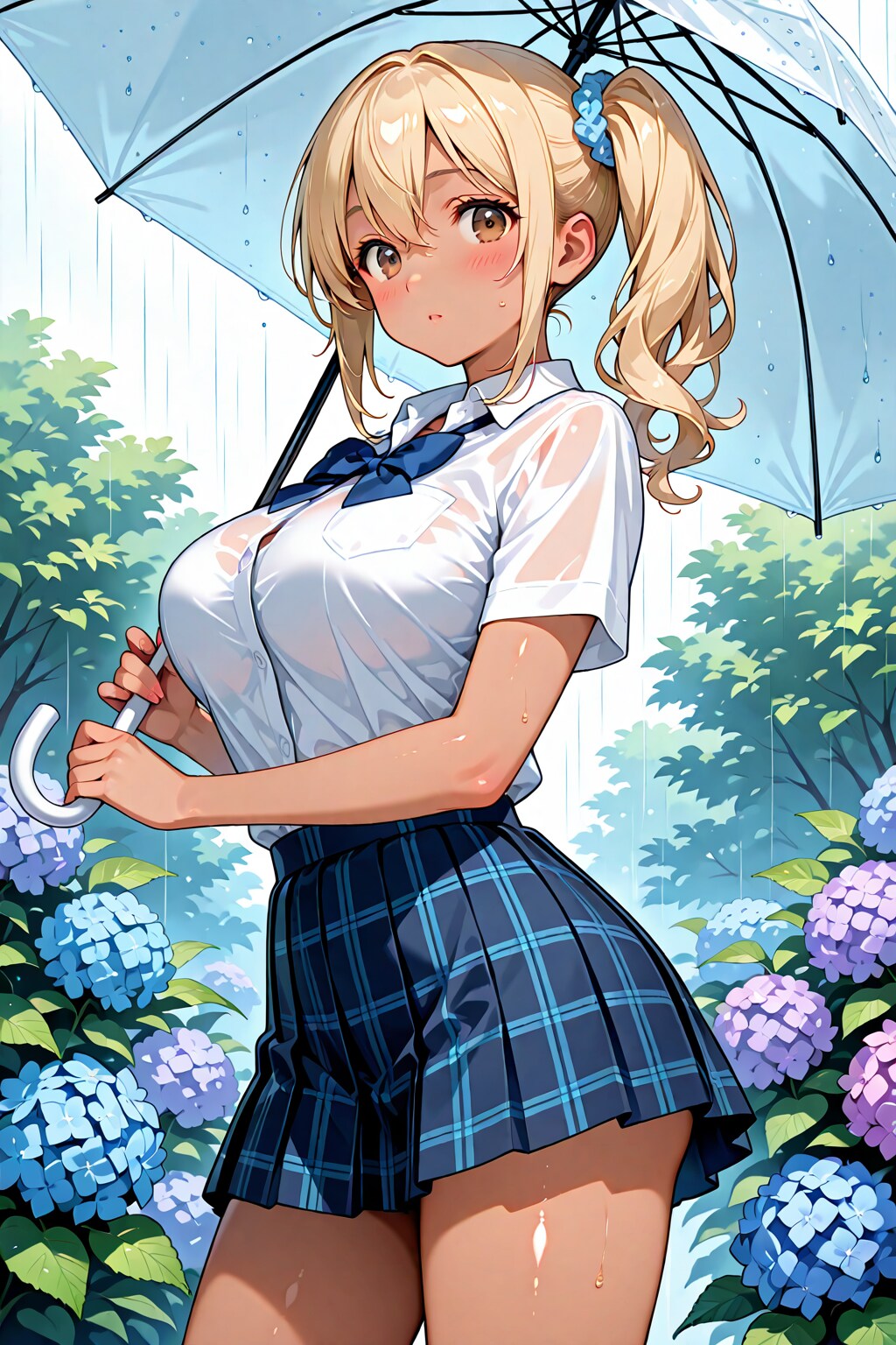 梅雨空と陽葵ちゃん