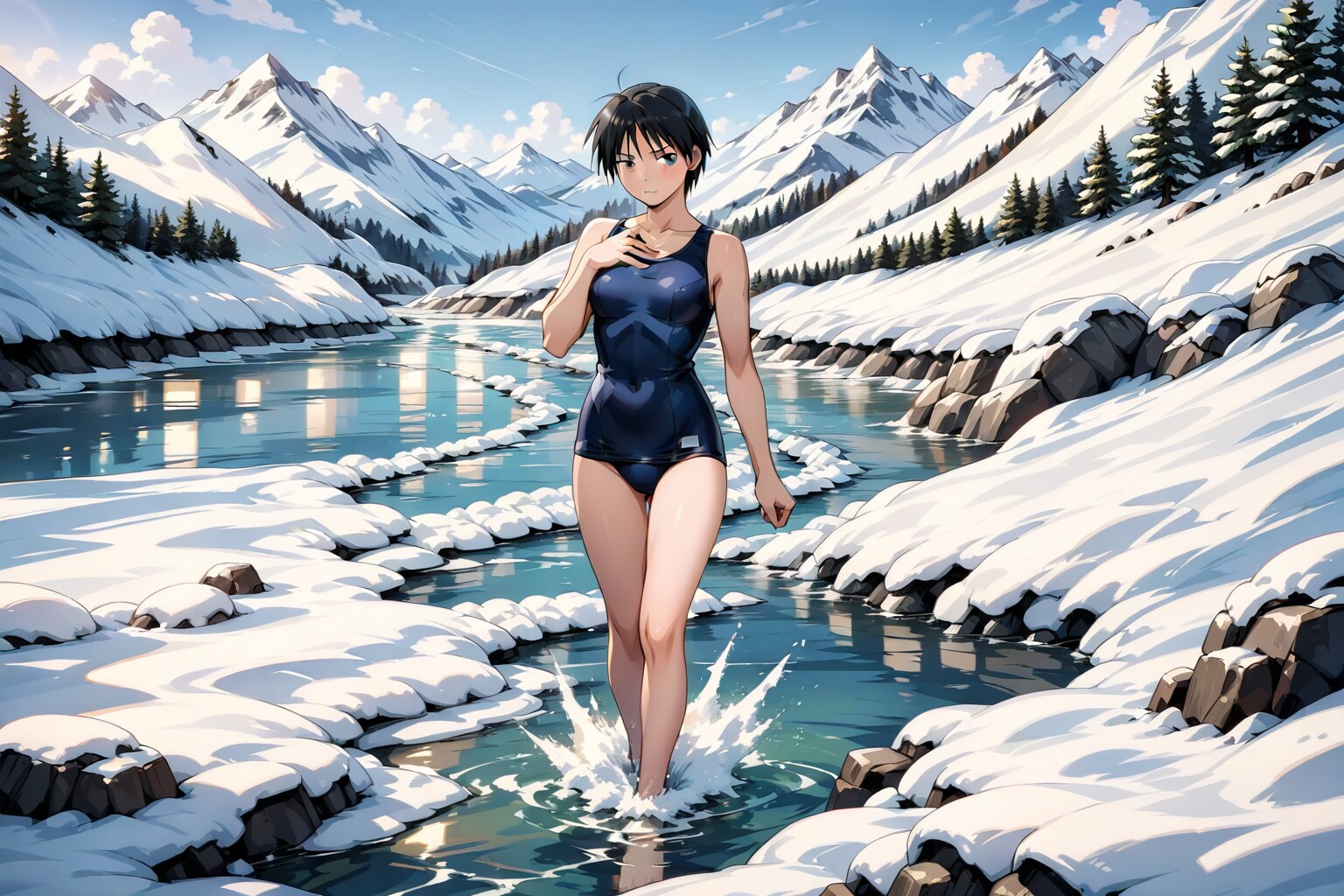 大佐にスク水を着てもらった！4