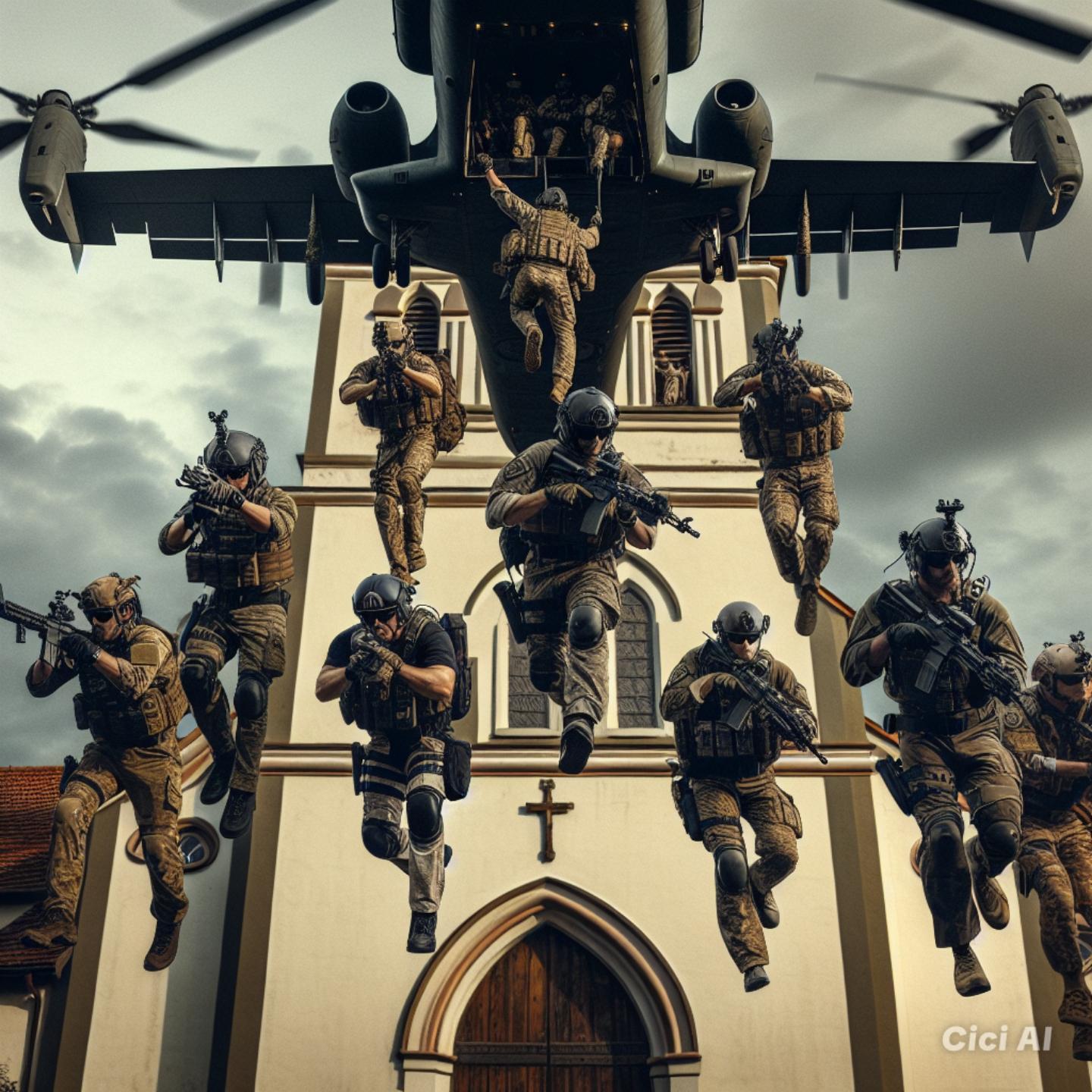 GC アミガルズ にゃー部隊を降下させる | の人気AIイラスト・グラビア