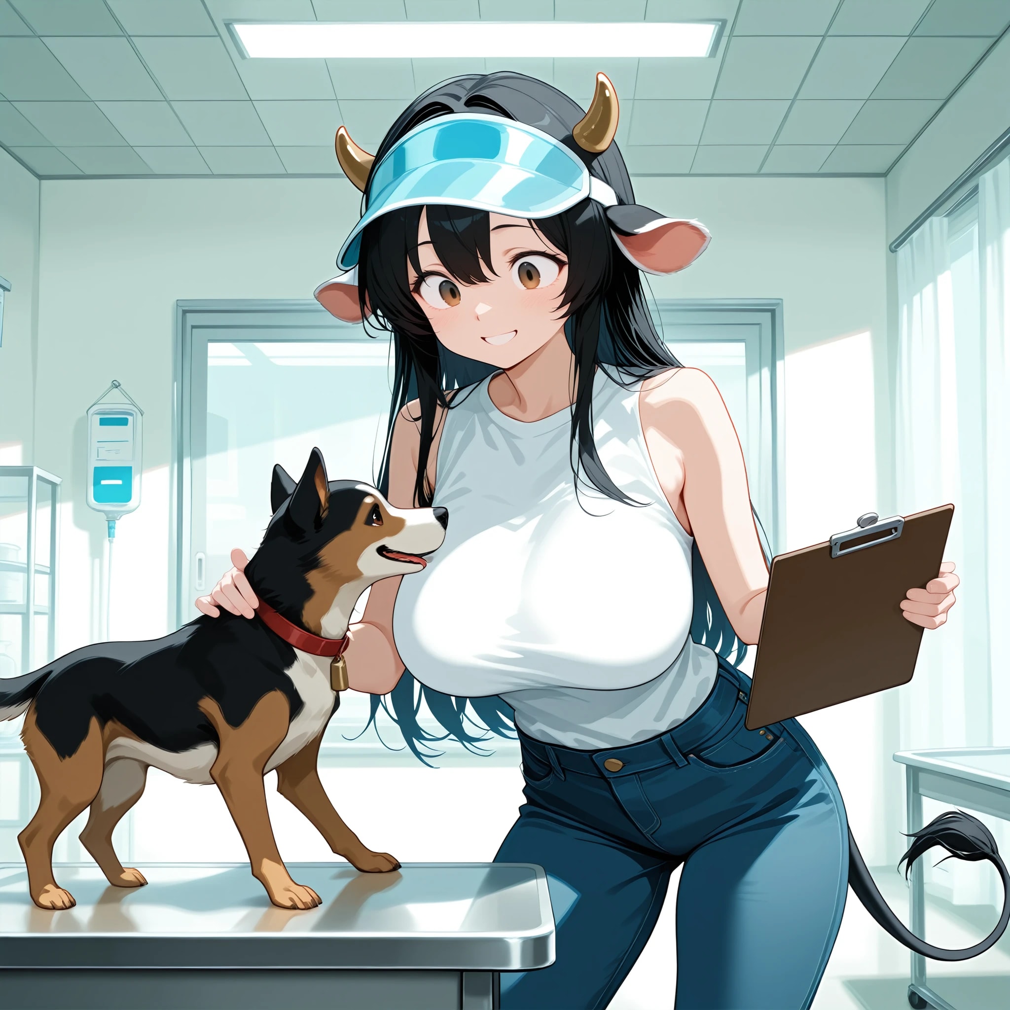 犬の健康管理　牛娘さん | の人気AIイラスト・グラビア