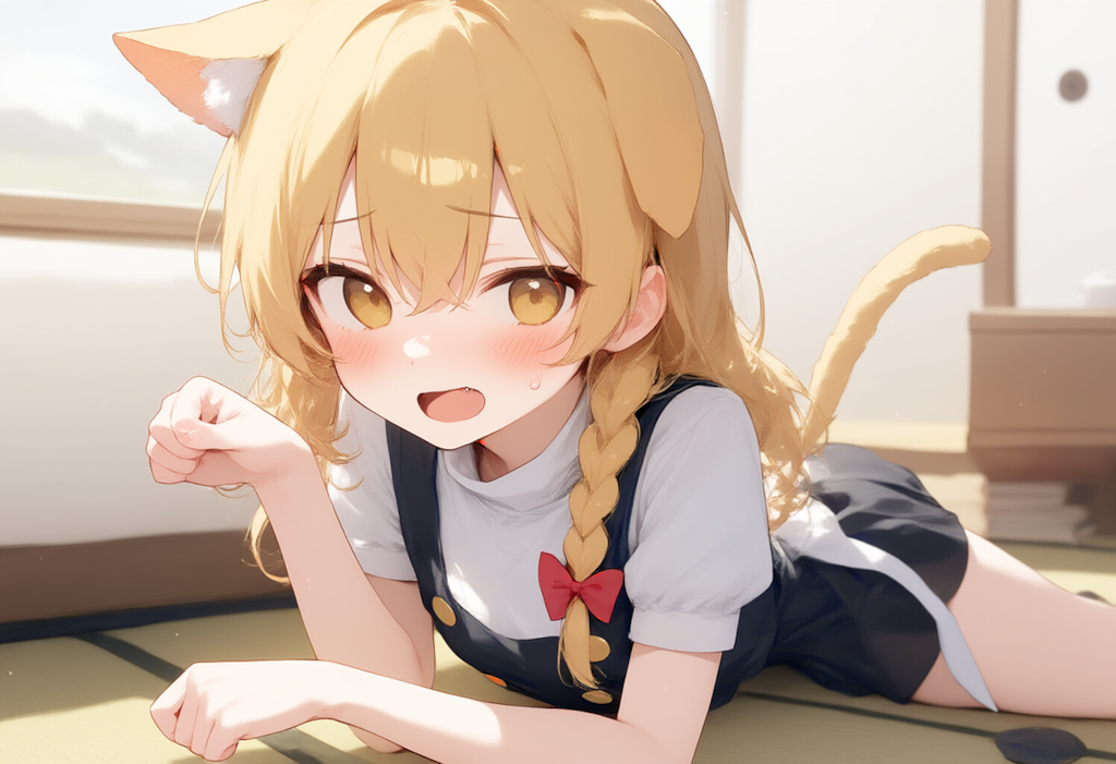 東方　霧雨魔理沙　ケモミミ