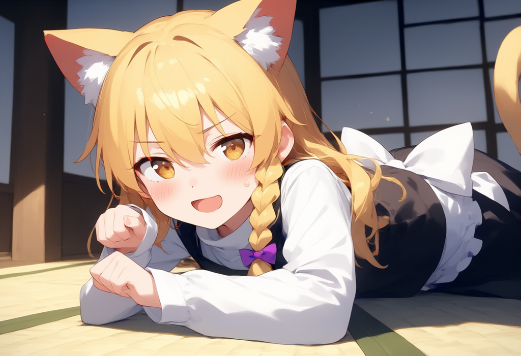 東方　霧雨魔理沙　ケモミミ