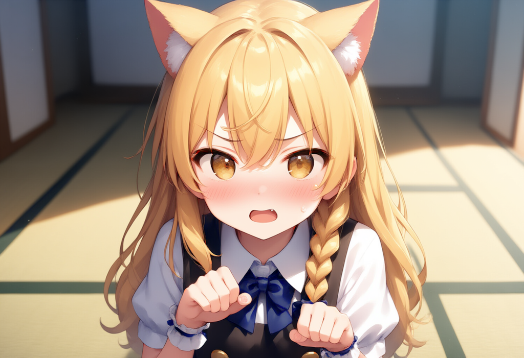 東方　霧雨魔理沙　ケモミミ