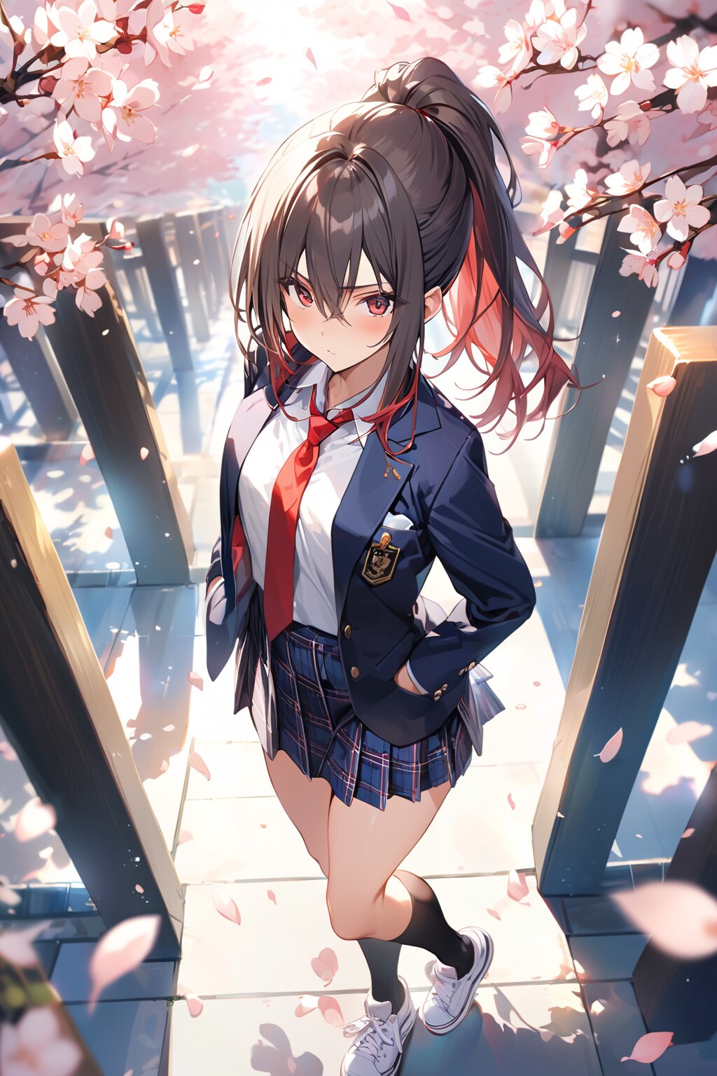 桜と少女-① by『終末をかける少女』