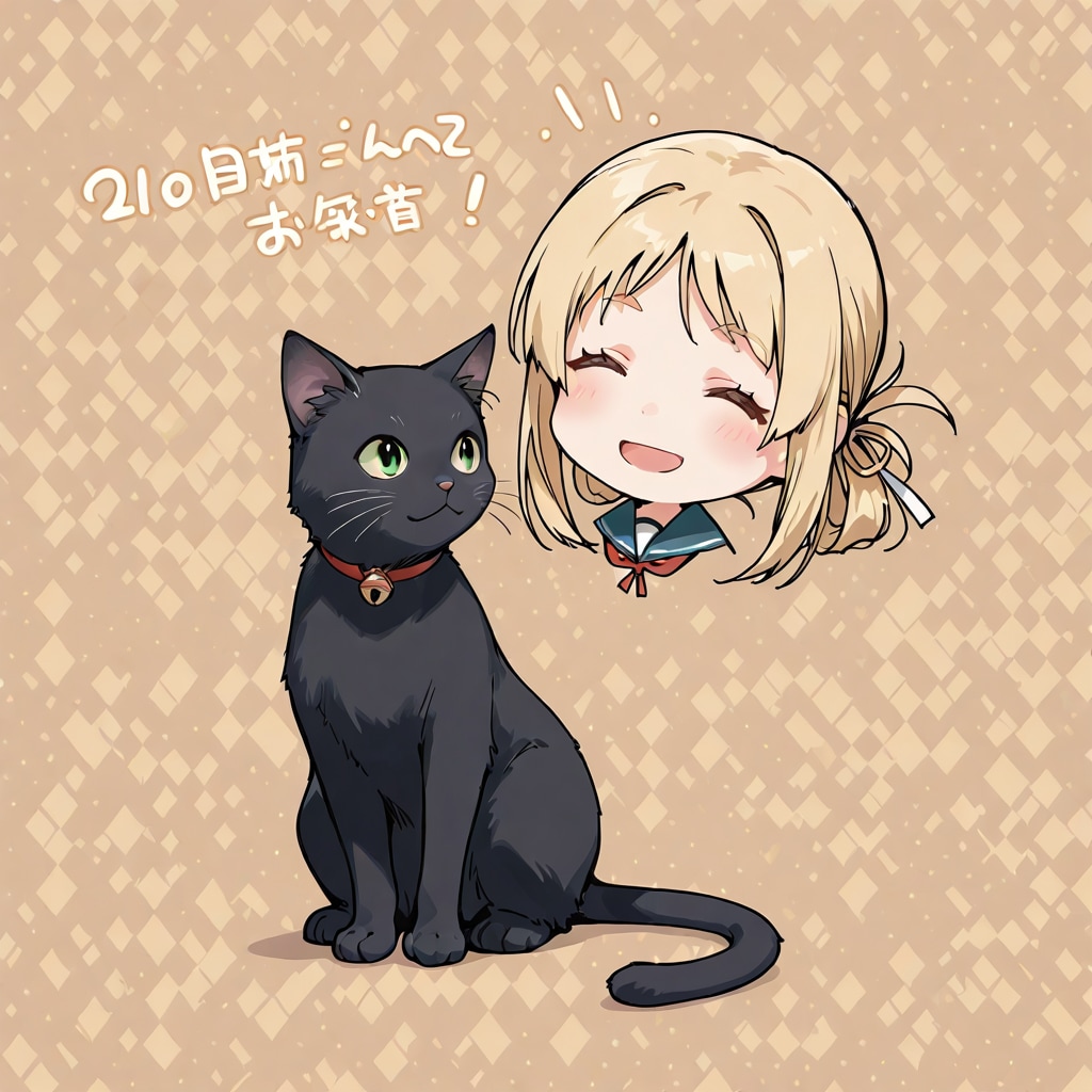 黒猫と金髪さん