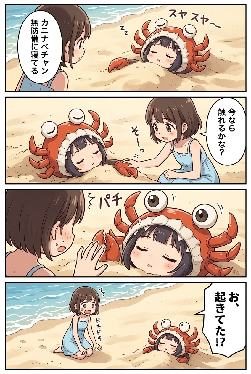 【23】目が4つあるよ！カニナベチャン