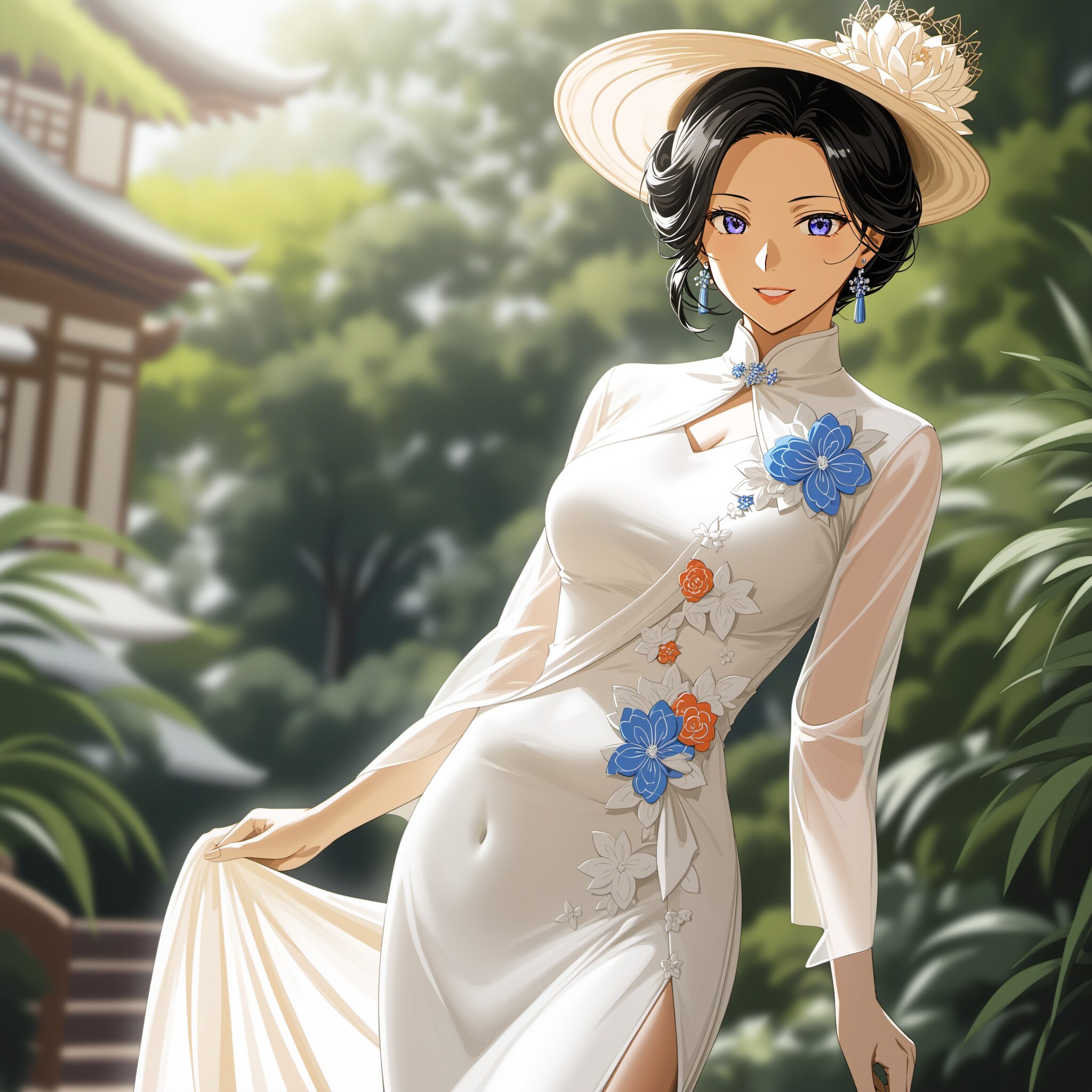 アオザイを着てみました | の人気AIイラスト・グラビア