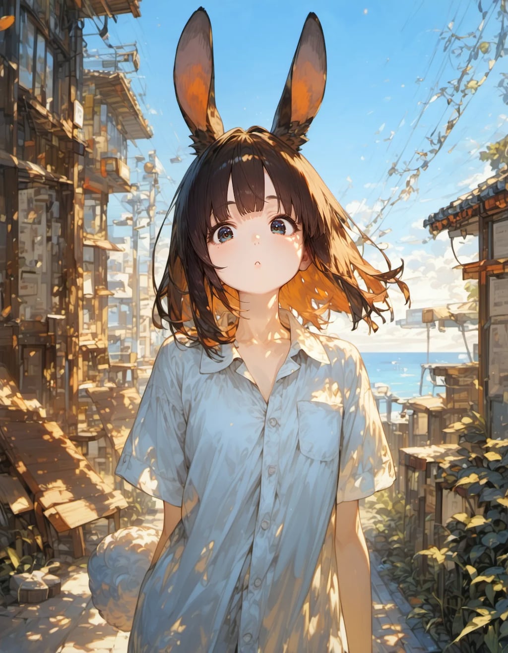 Coastal Bunny's Day Out