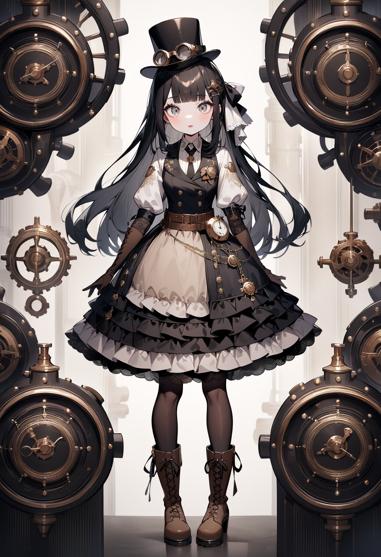 スチームパンクロリィタ少女 | の人気AIイラスト・グラビア