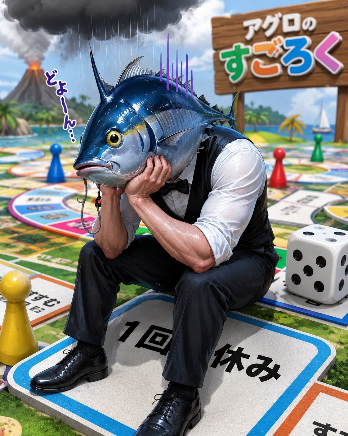 1回休み🐟
