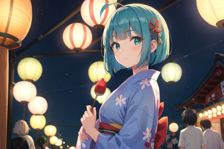 夏祭りに行こよ | の人気AIイラスト・グラビア