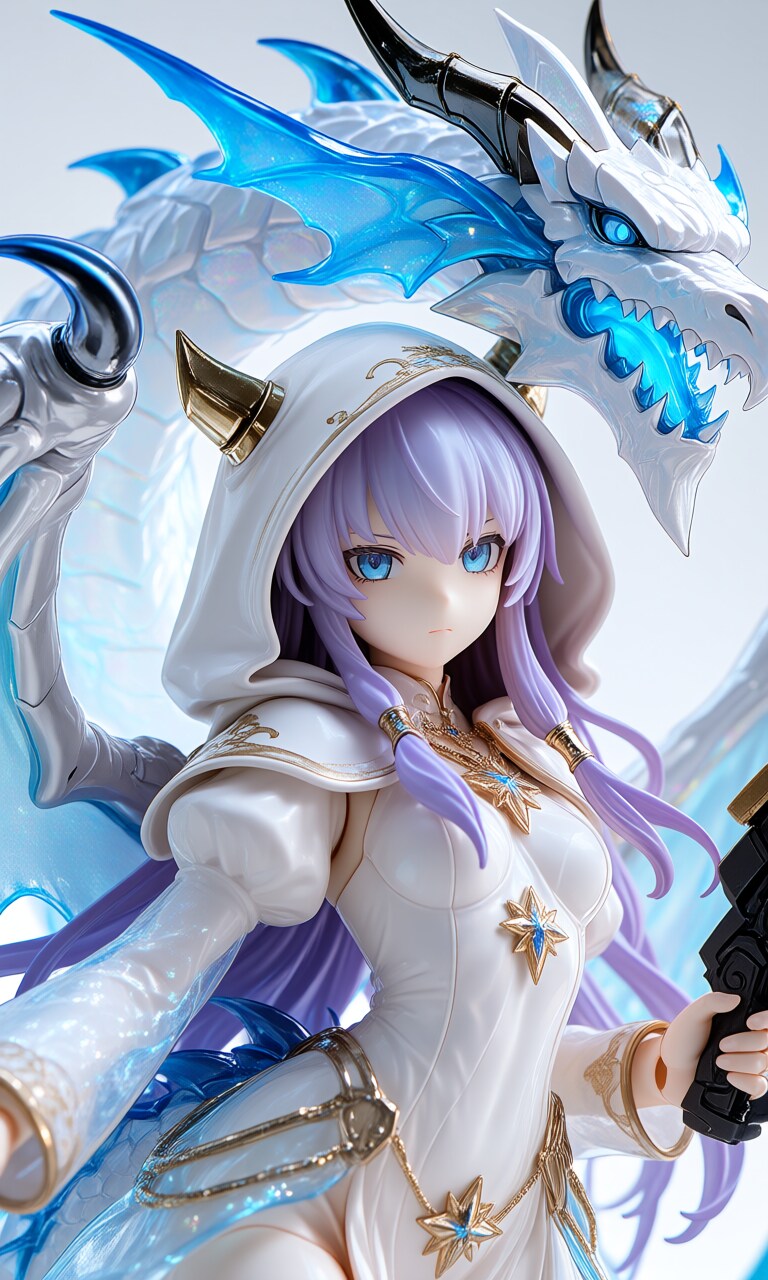 異世界制服少女達　青龍の聖女　アクリルドールフィギュア