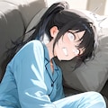 【うちの子】こむら返るチハルちゃん 2枚目