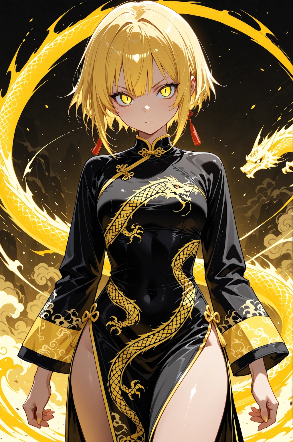 カンフー少女（黄）