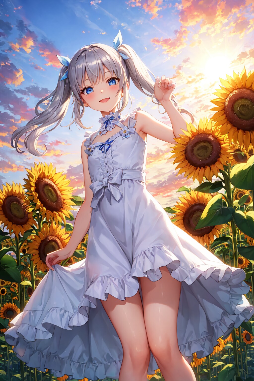 ちっぱい琴音♡ひまわり畑編