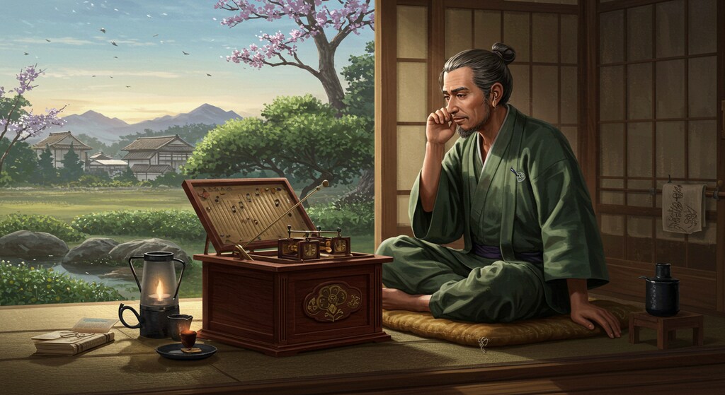 南蛮オルゴールを修理する江戸の鍵屋さん