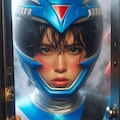 The heroine is beautiful as she sweats in the Super Sentai open mask. 10枚目