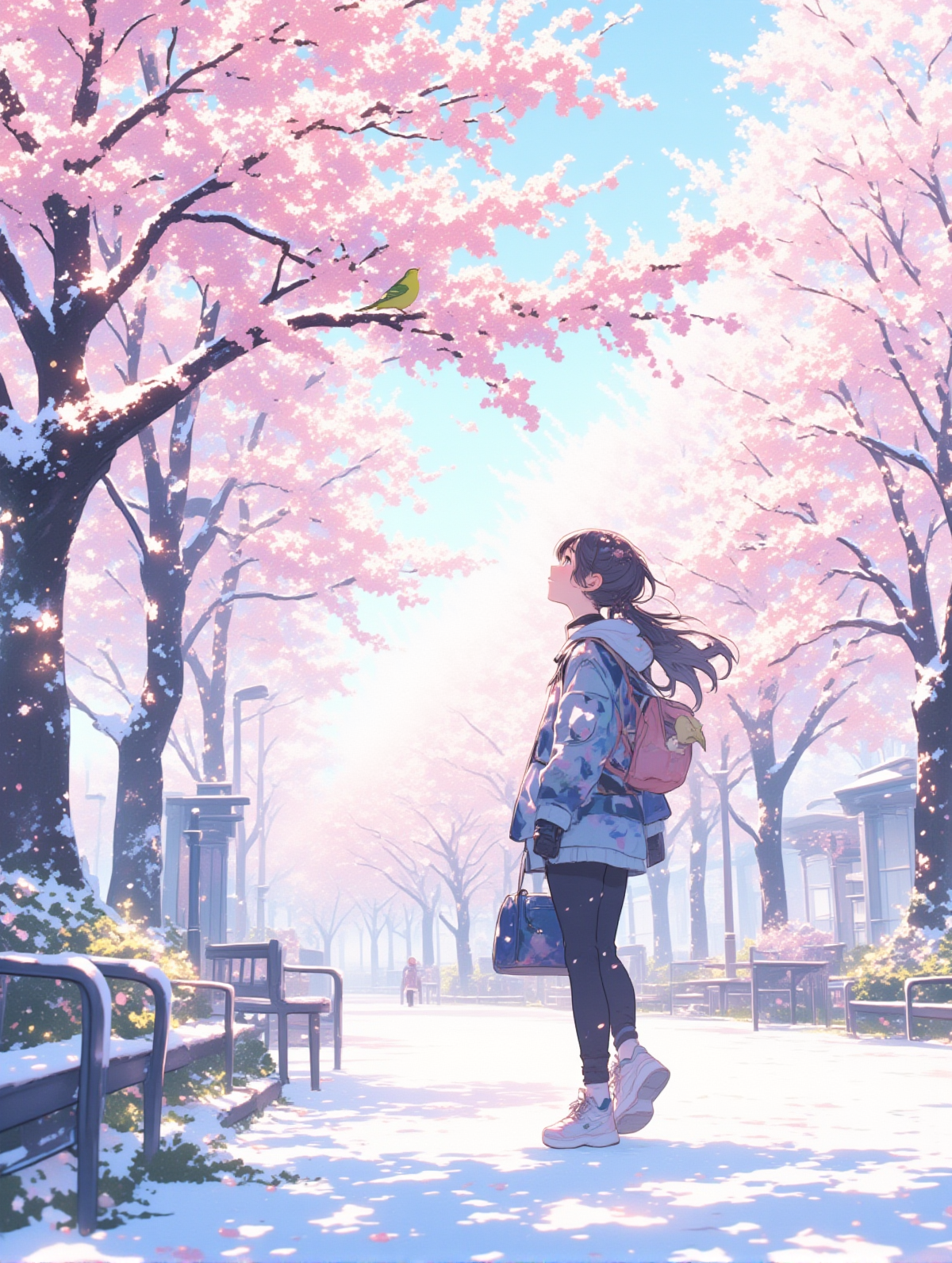 雪中桜_2