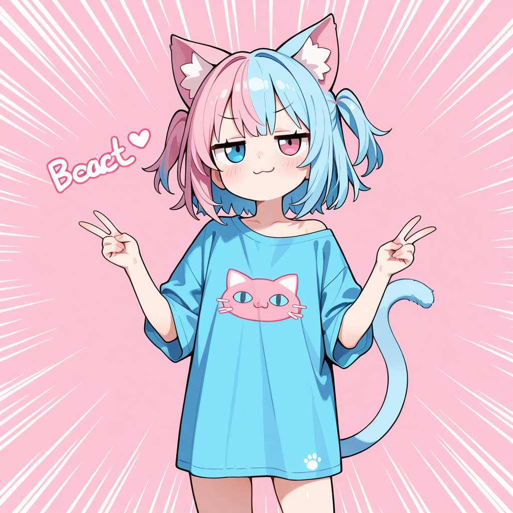 ねこちゃんとまきちゃんの融合！！