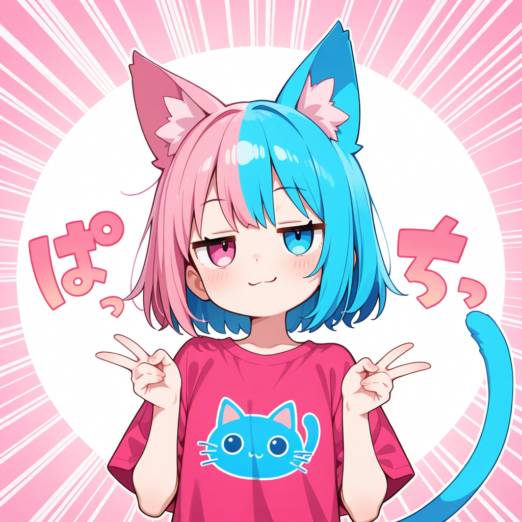ねこちゃんとまきちゃんの融合！！
