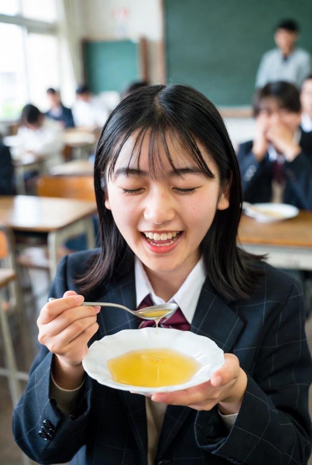 油なめちゃんのランチタイム