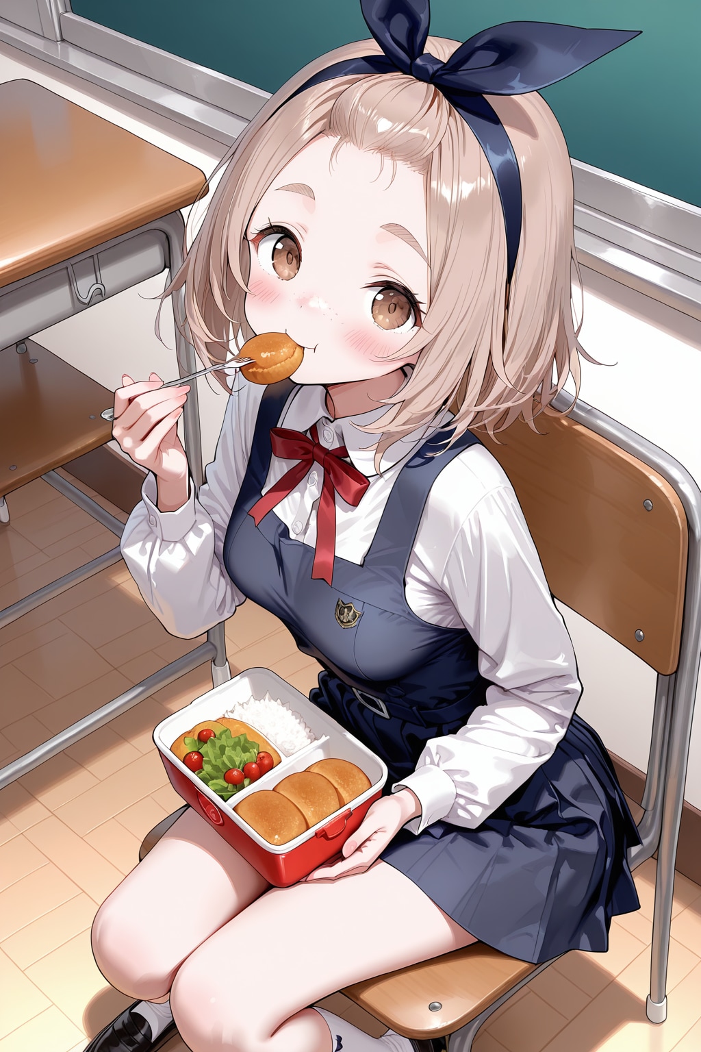 【12:00】昼食【密着つむぎちゃん(平日編)】