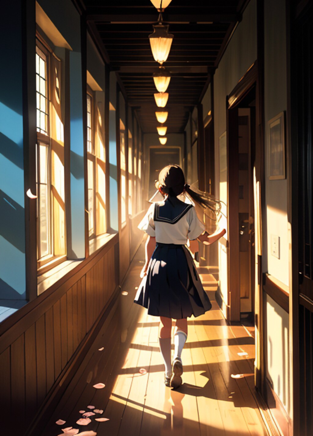 school corridor