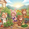 【#私のやってみたいこと】着ぐるみ村での共同生活２ 2枚目