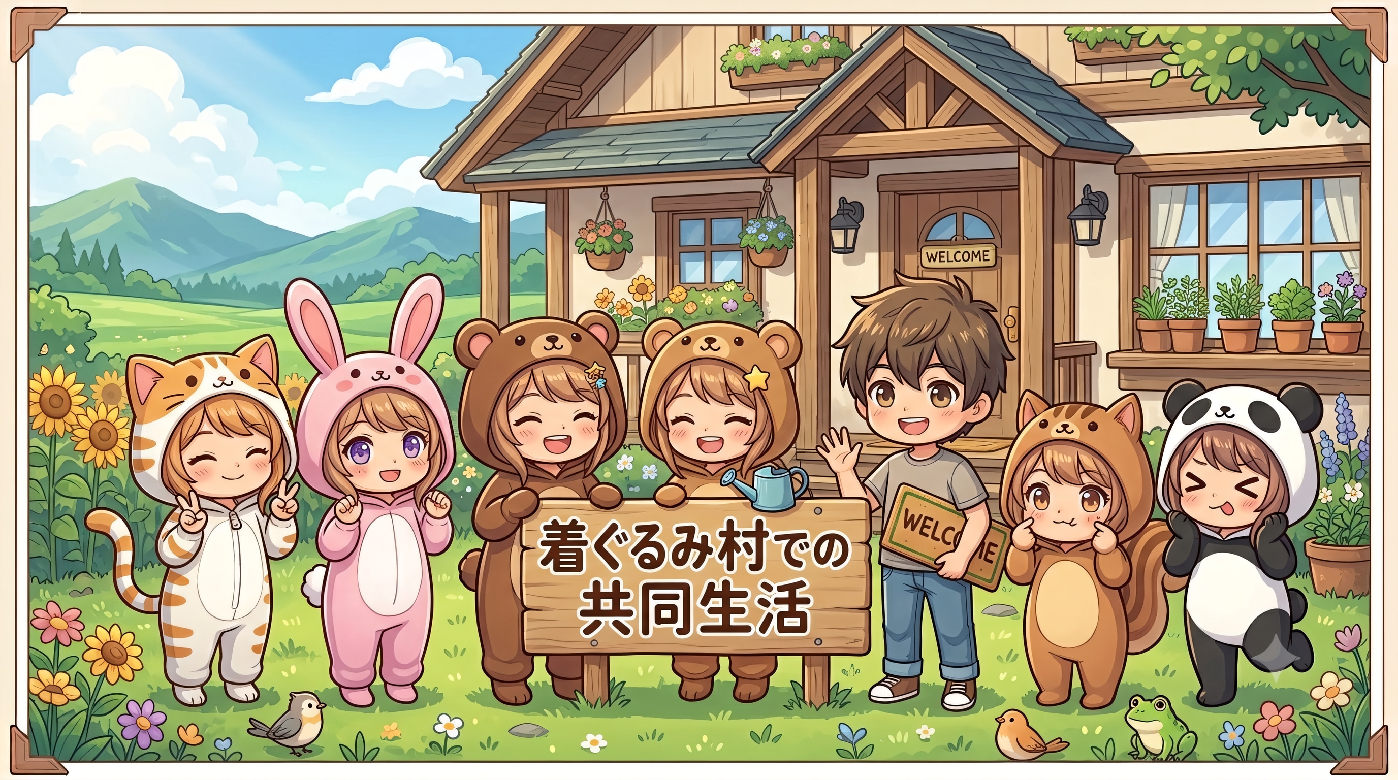 【#私のやってみたいこと】着ぐるみ村での共同生活２
