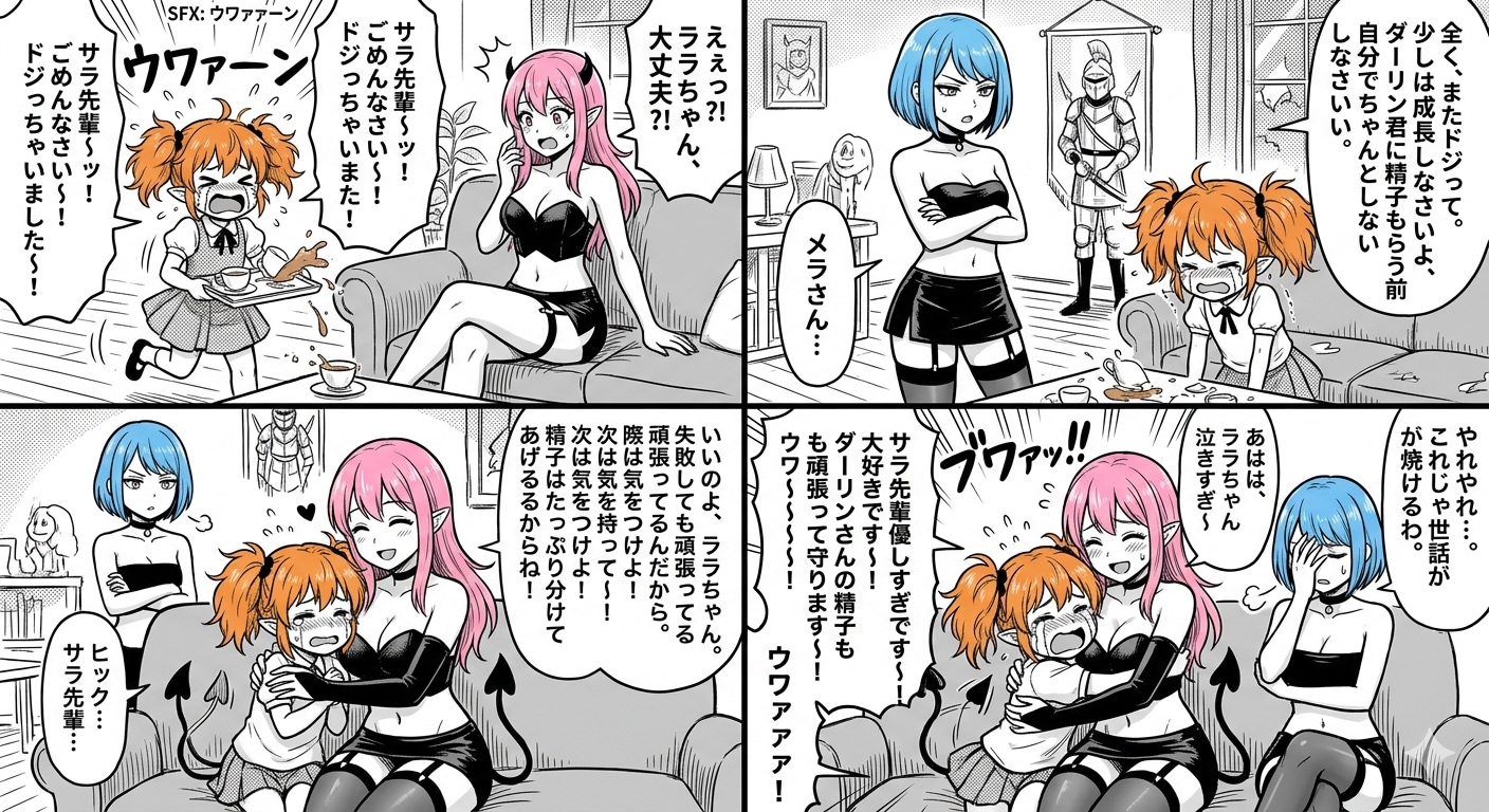 雰囲気で楽しむ！うちの子サキュバスの日常