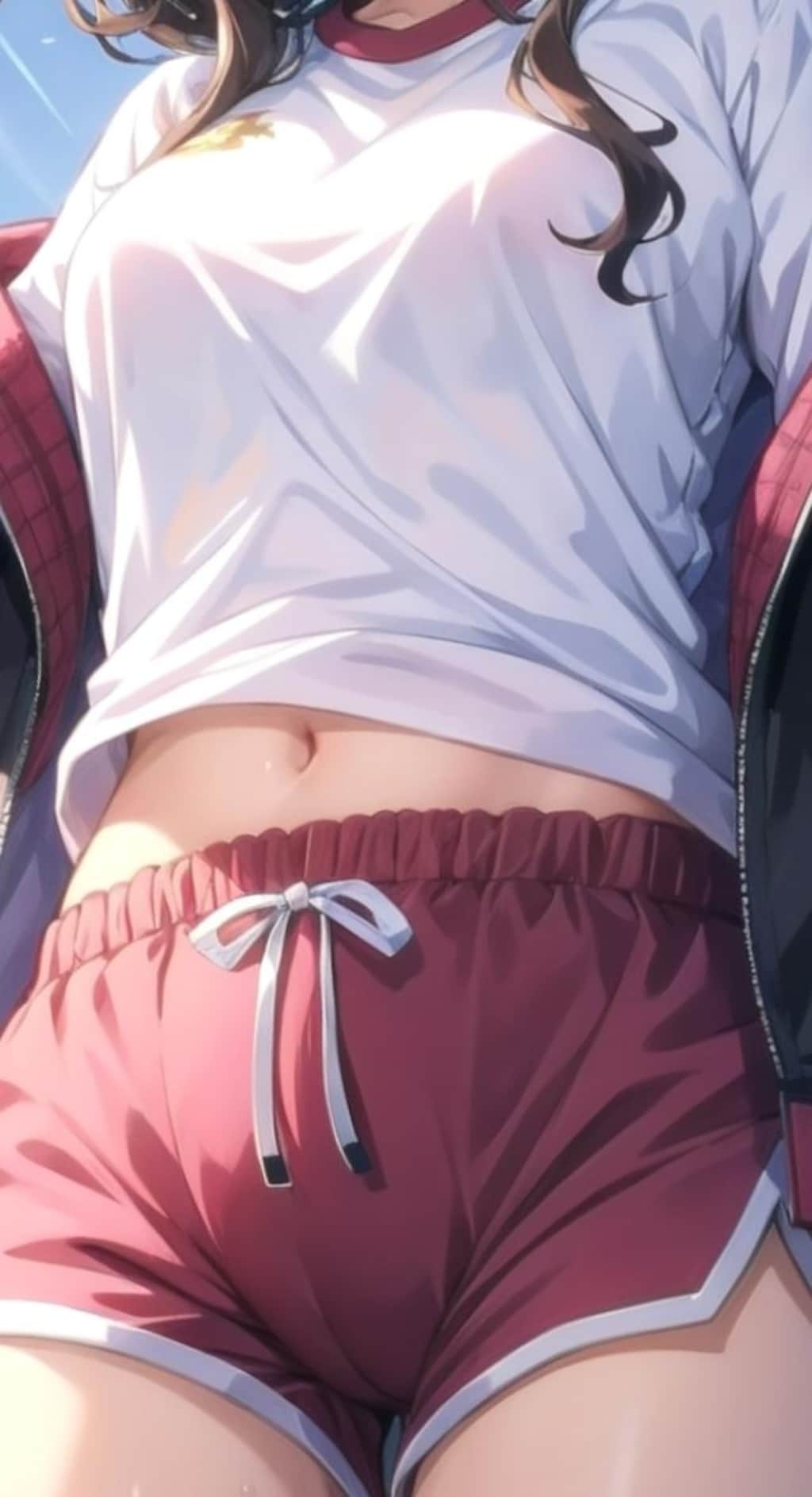 『血をくれたらイイコトしたげるよ♡』（体操服の）美少女吸血鬼1