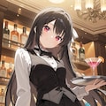 【御礼】桜のバーメイドさんと常連さん 4枚目