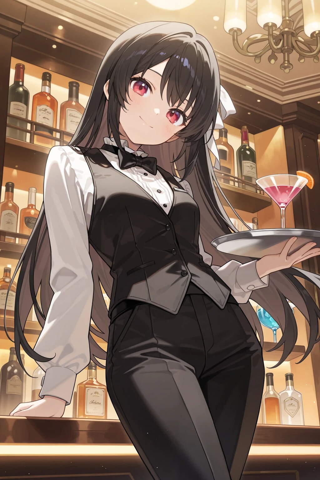 【御礼】桜のバーメイドさんと常連さん