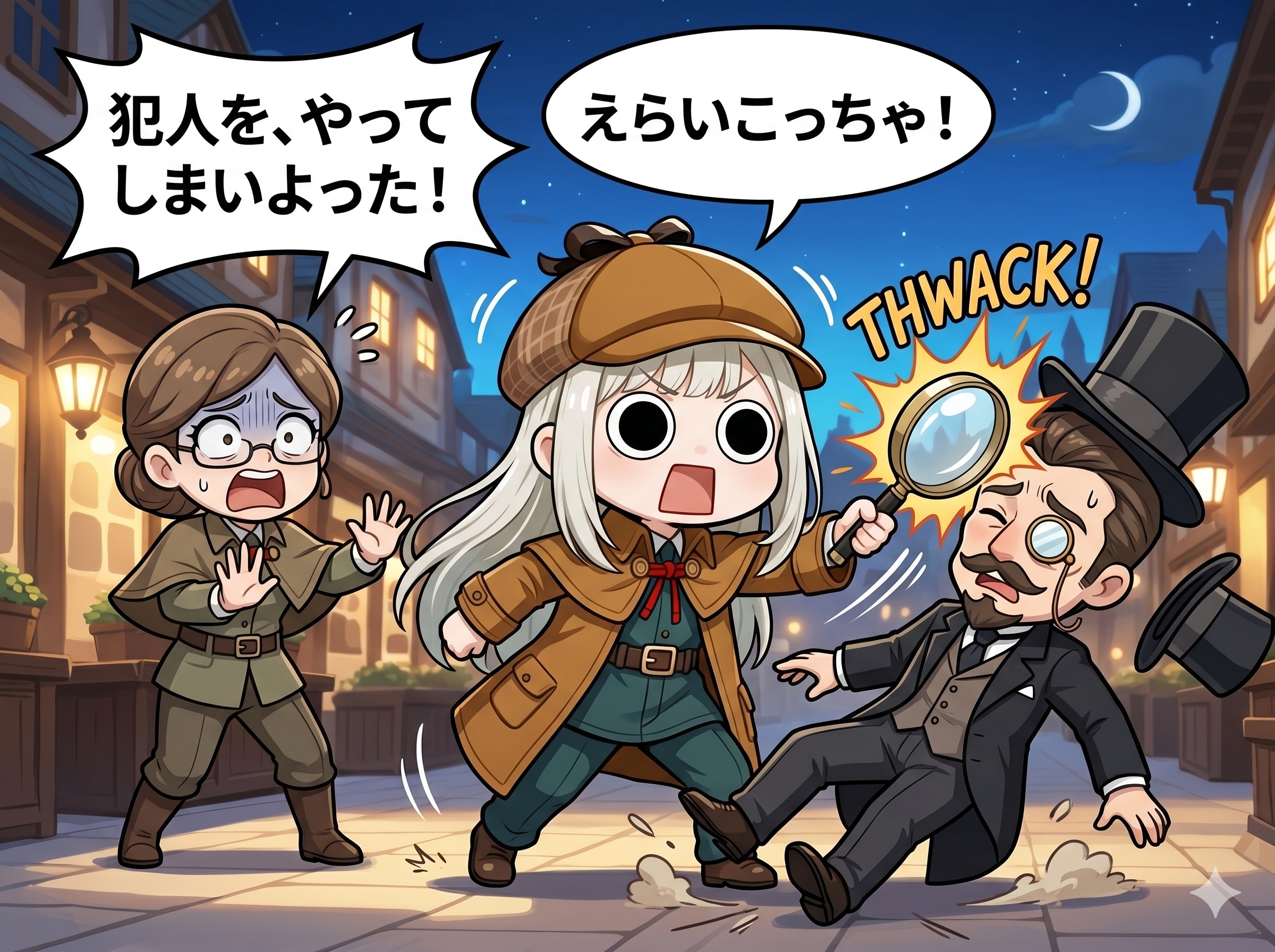 犯人をやってしまいよったえらいこっちゃ嬢 | の人気AIイラスト・グラビア