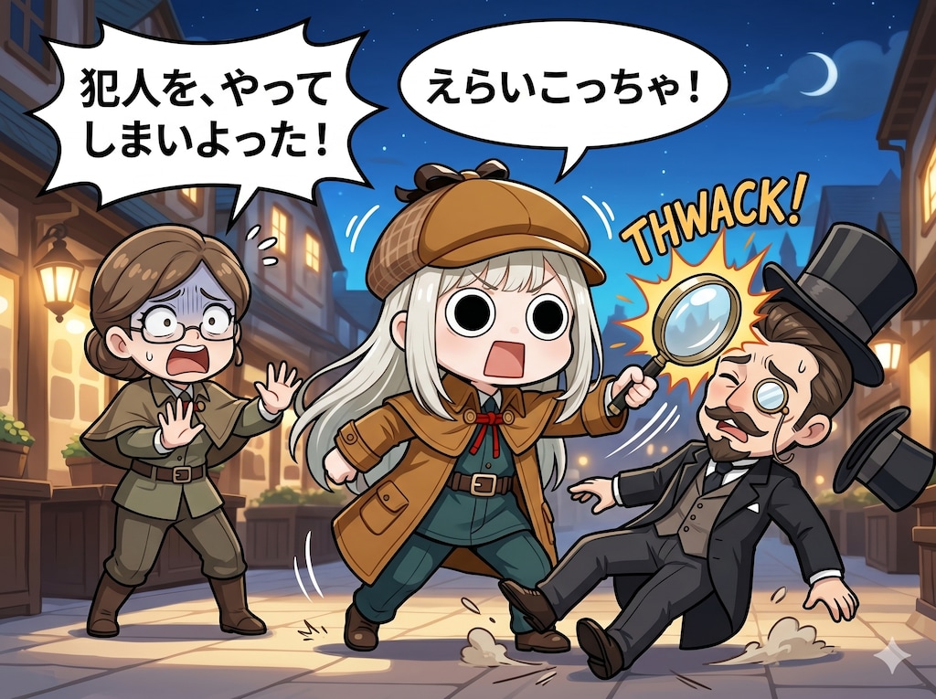 犯人をやってしまいよったえらいこっちゃ嬢