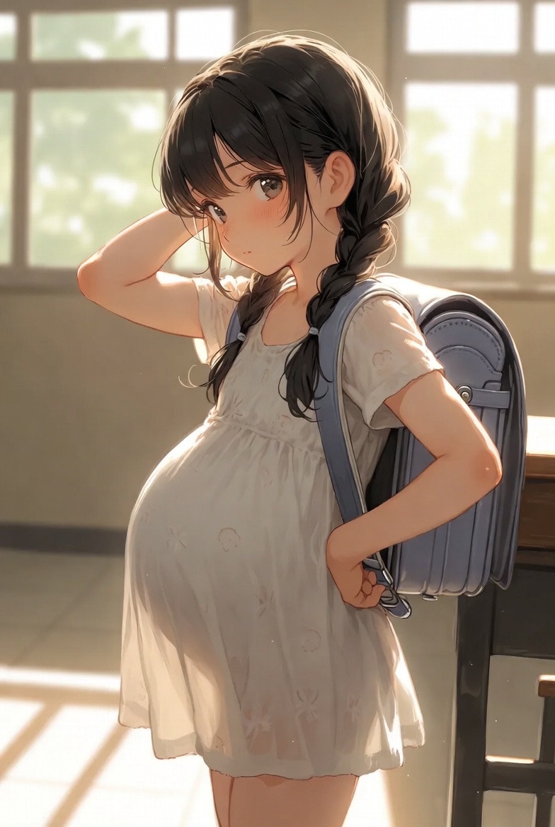 透けて見えるボテ腹っていいよね‎(　˙ ؂ ˙　)