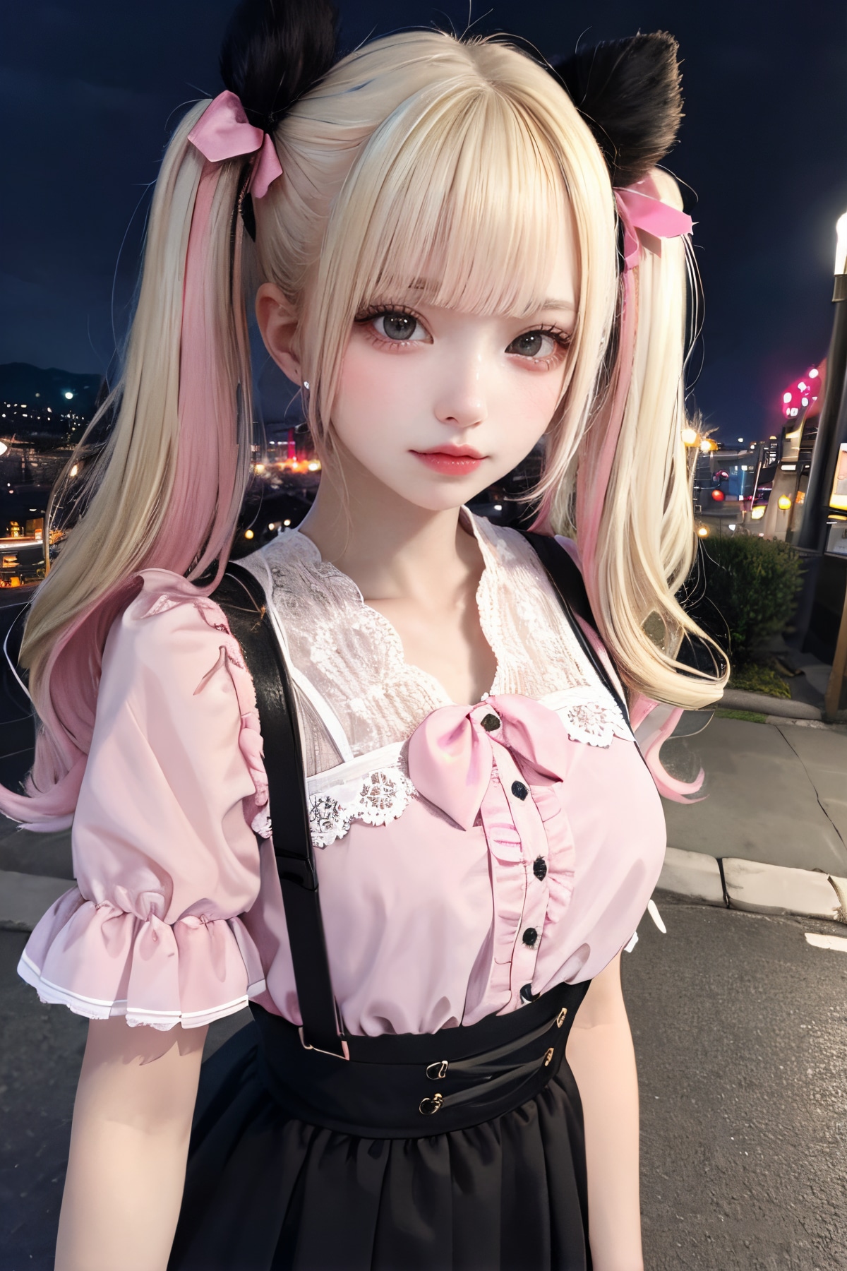 金髪ツインテール
