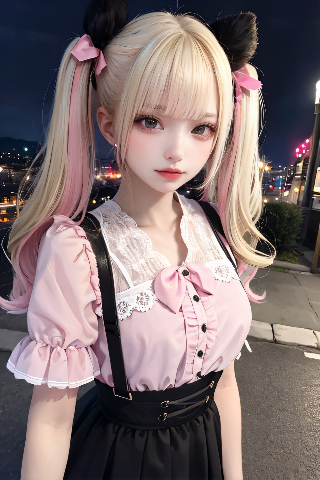 金髪ツインテール