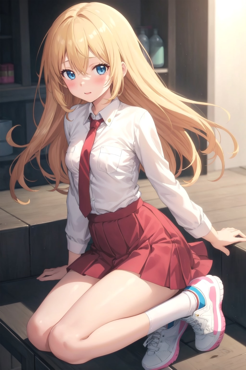 学校での金髪ちゃん