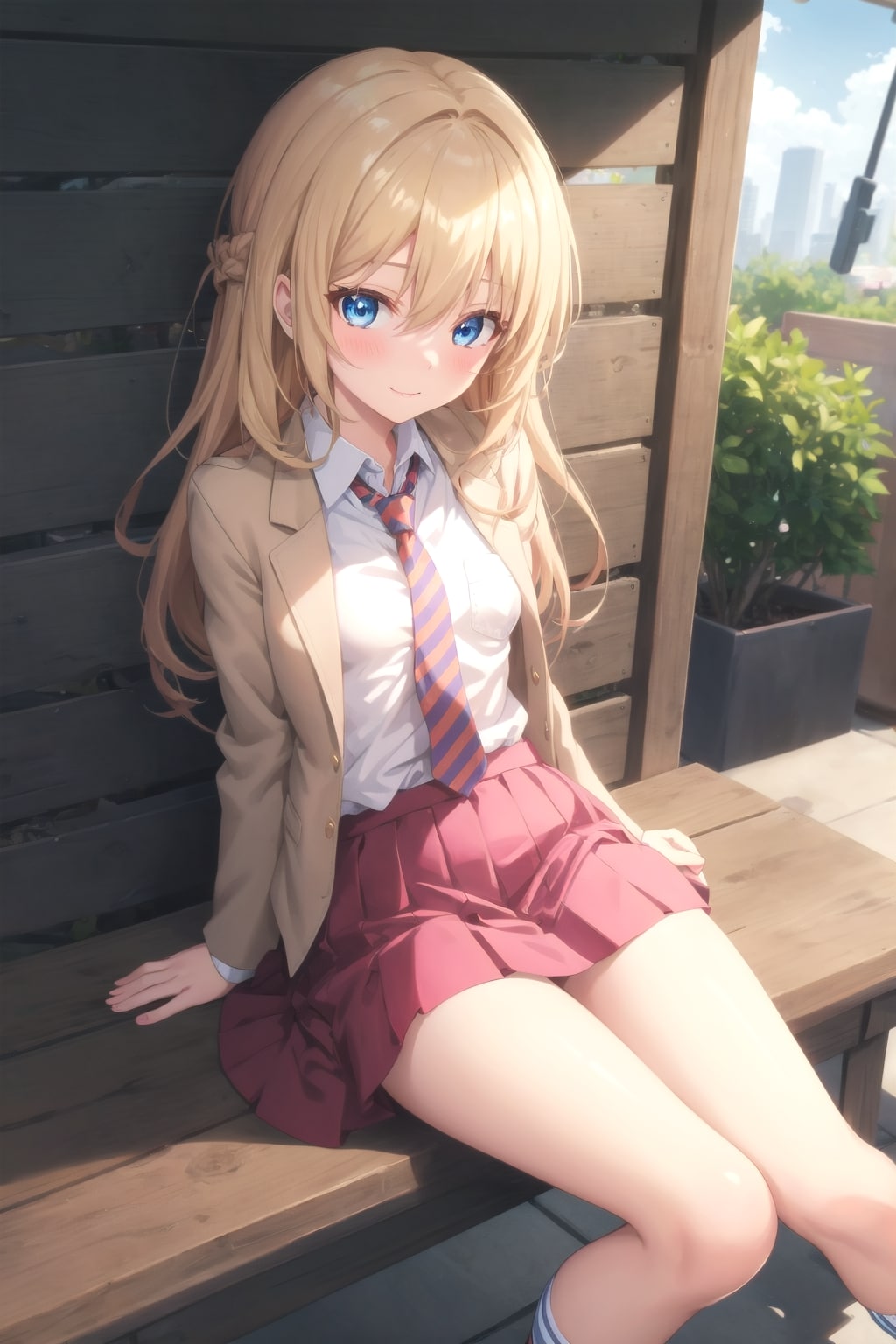 学校での金髪ちゃん