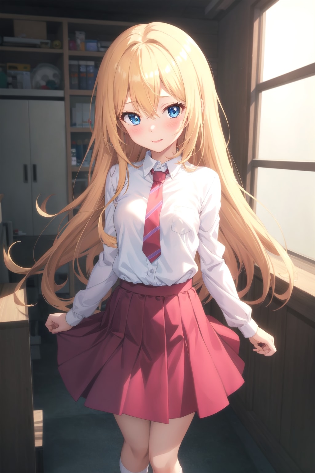 学校での金髪ちゃん